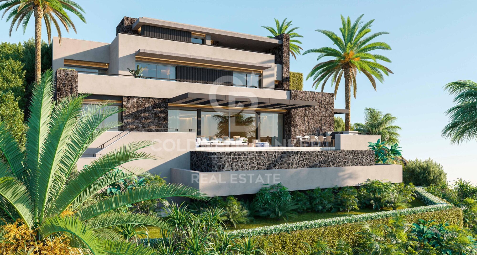 Excepcional villa contemporánea con piscina infinita y vistas panorámicas al mar en El Rosario, Marbella Este
