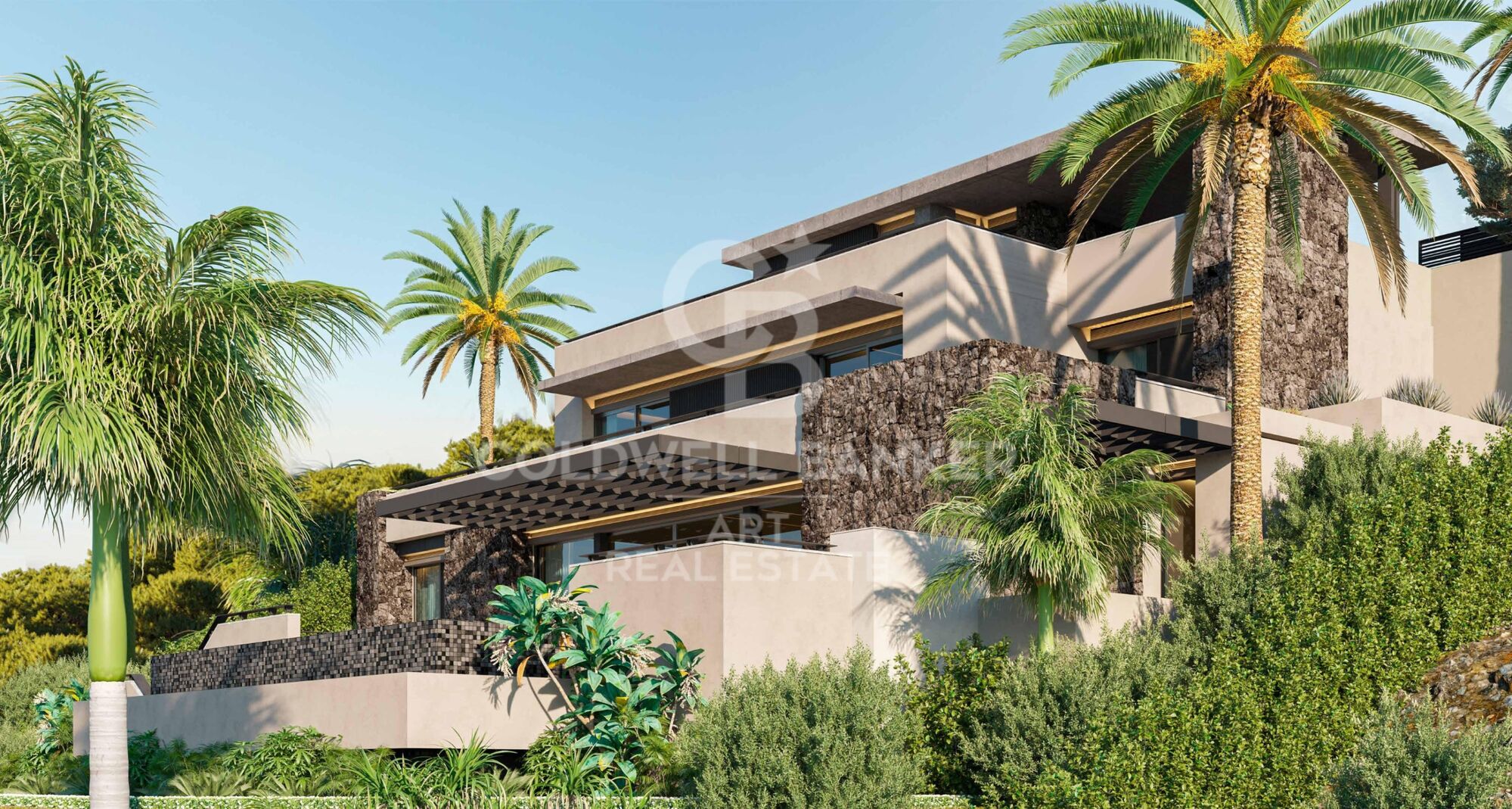 Außergewöhnliche zeitgenössische villa mit infinity-pool und panoramablick auf das meer in El Rosario, Marbella Ost