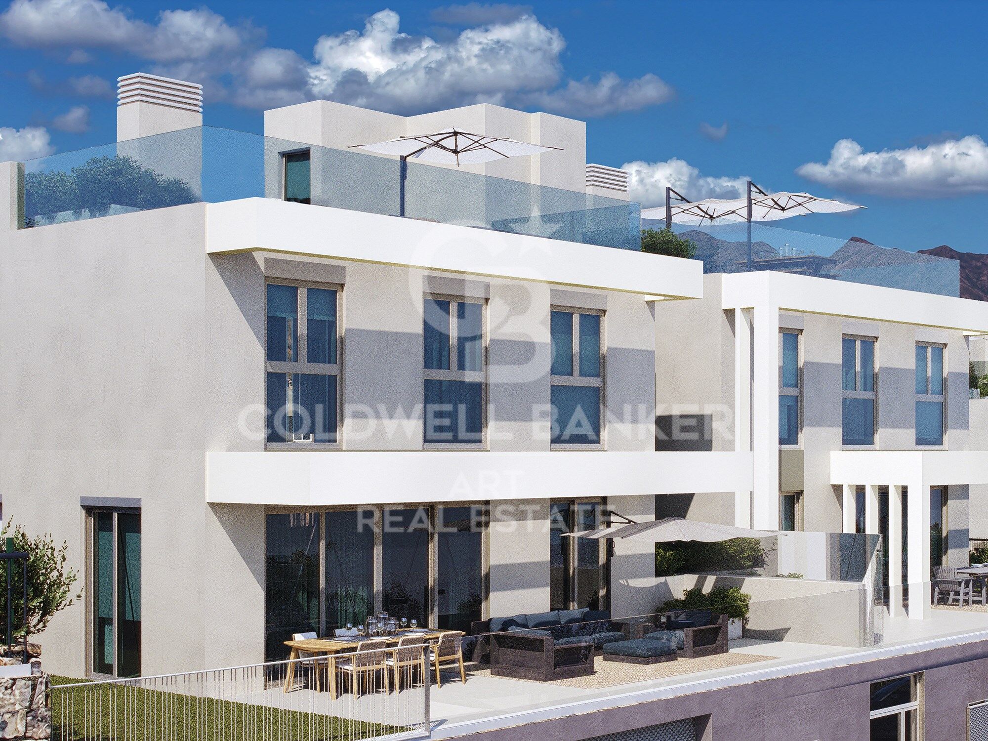 Espectaculares viviendas con vistas al mar en Calanova Golf, Mijas