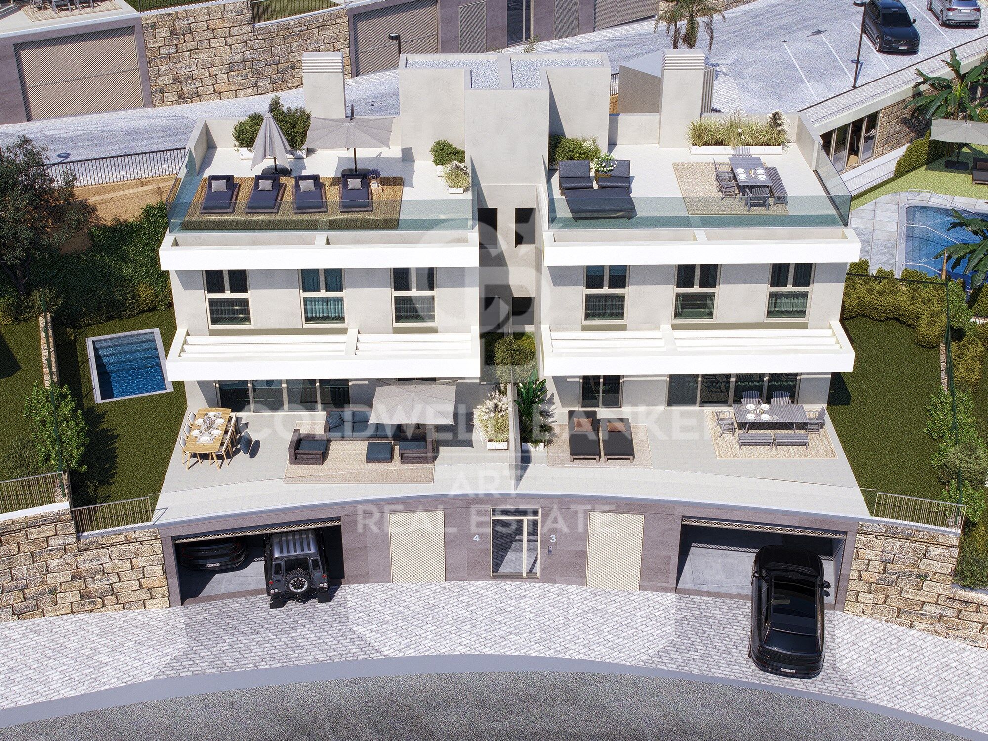 Spectacular homes with sea views in Calanova Golf, Mijas