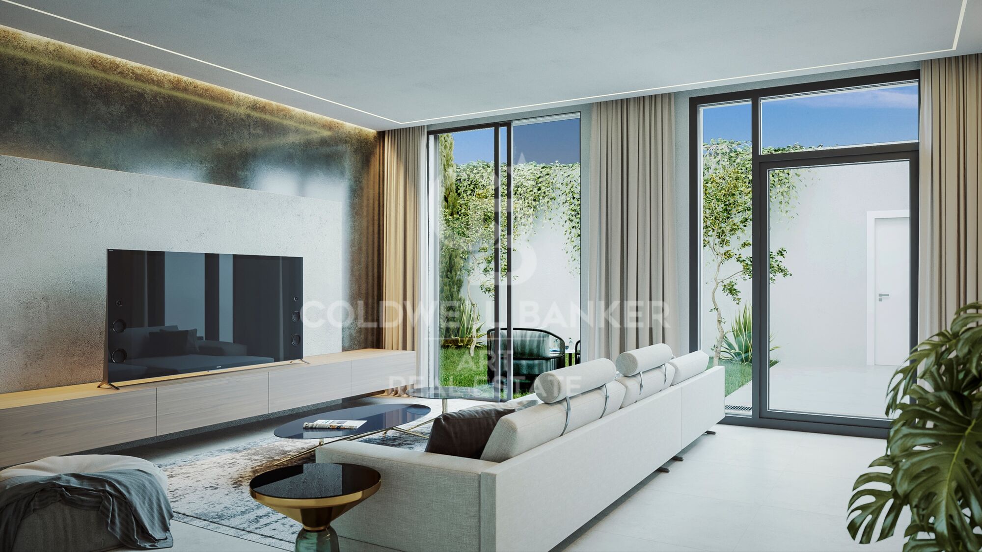 Villas exclusivas con vistas panorámicas al mar mediterráneo en Fuengirola