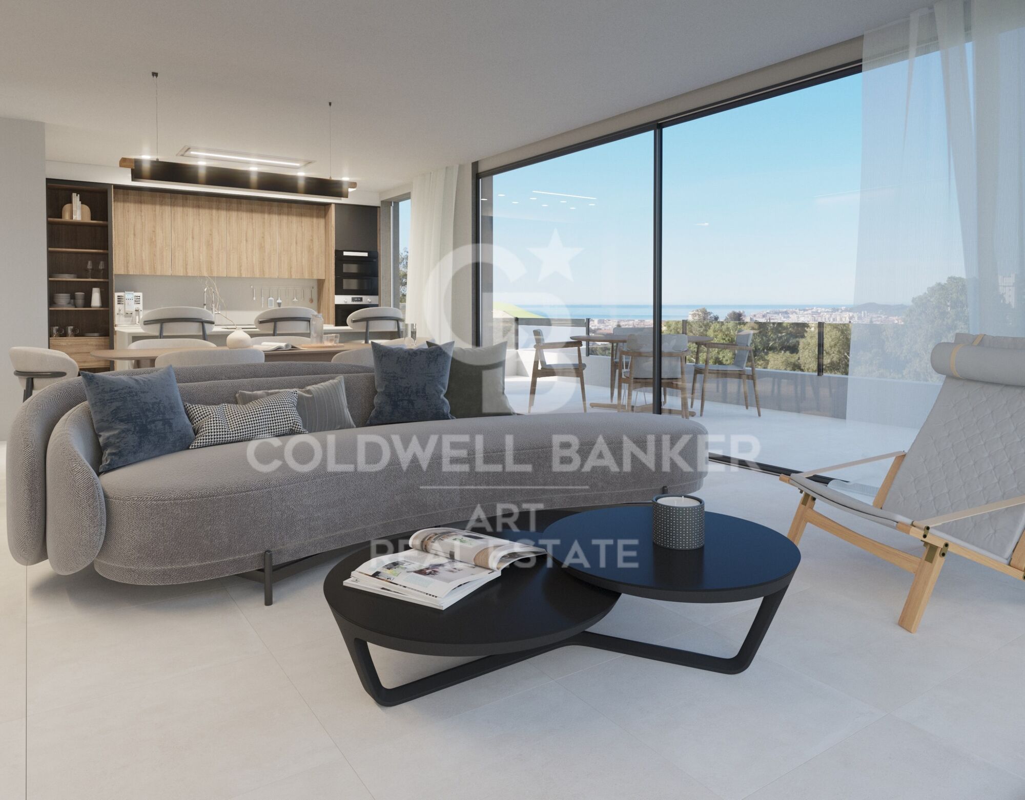 Villas exclusivas con vistas panorámicas al mar mediterráneo en Fuengirola