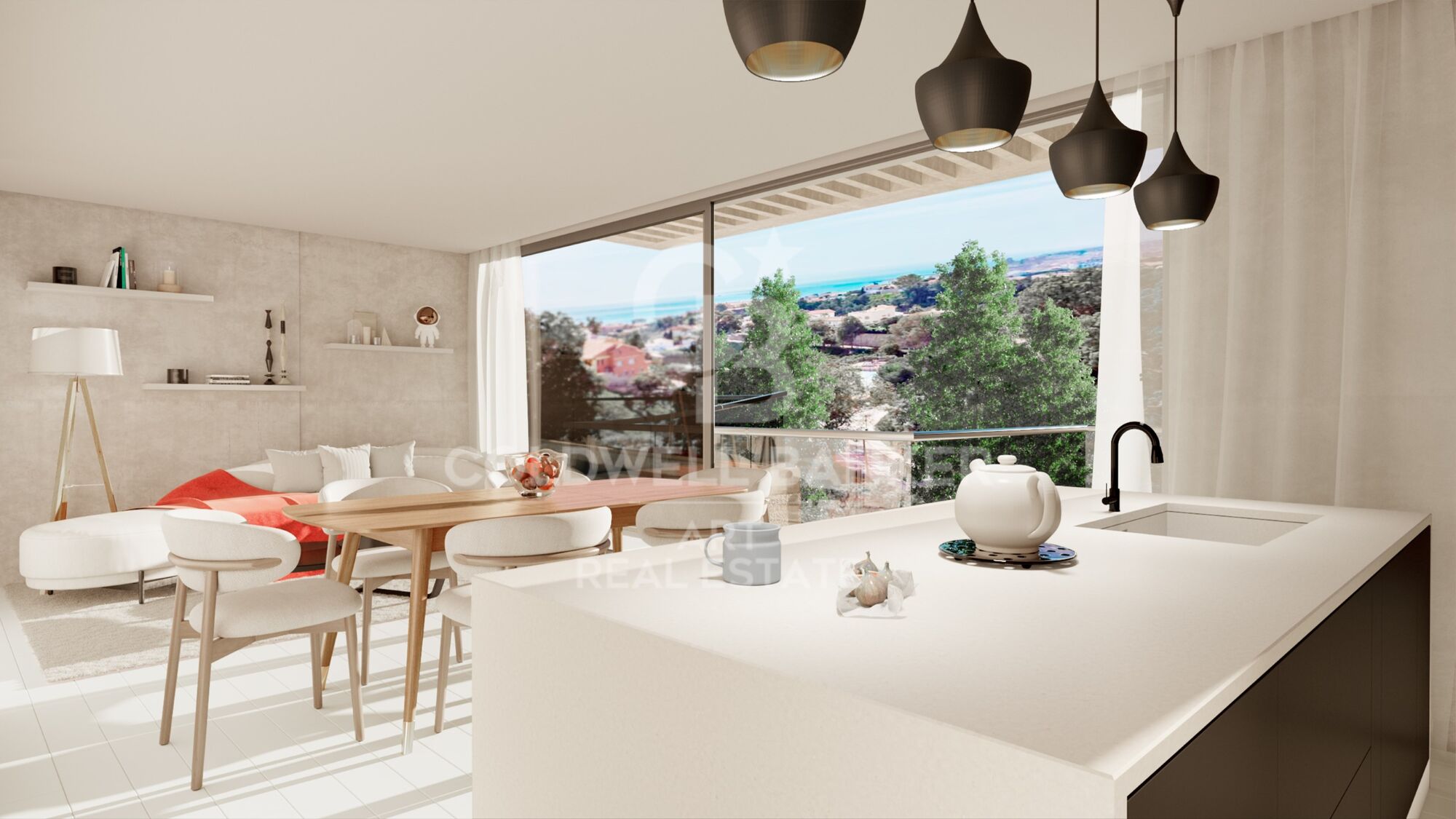 Villas exclusivas con vistas panorámicas al mar mediterráneo en Fuengirola
