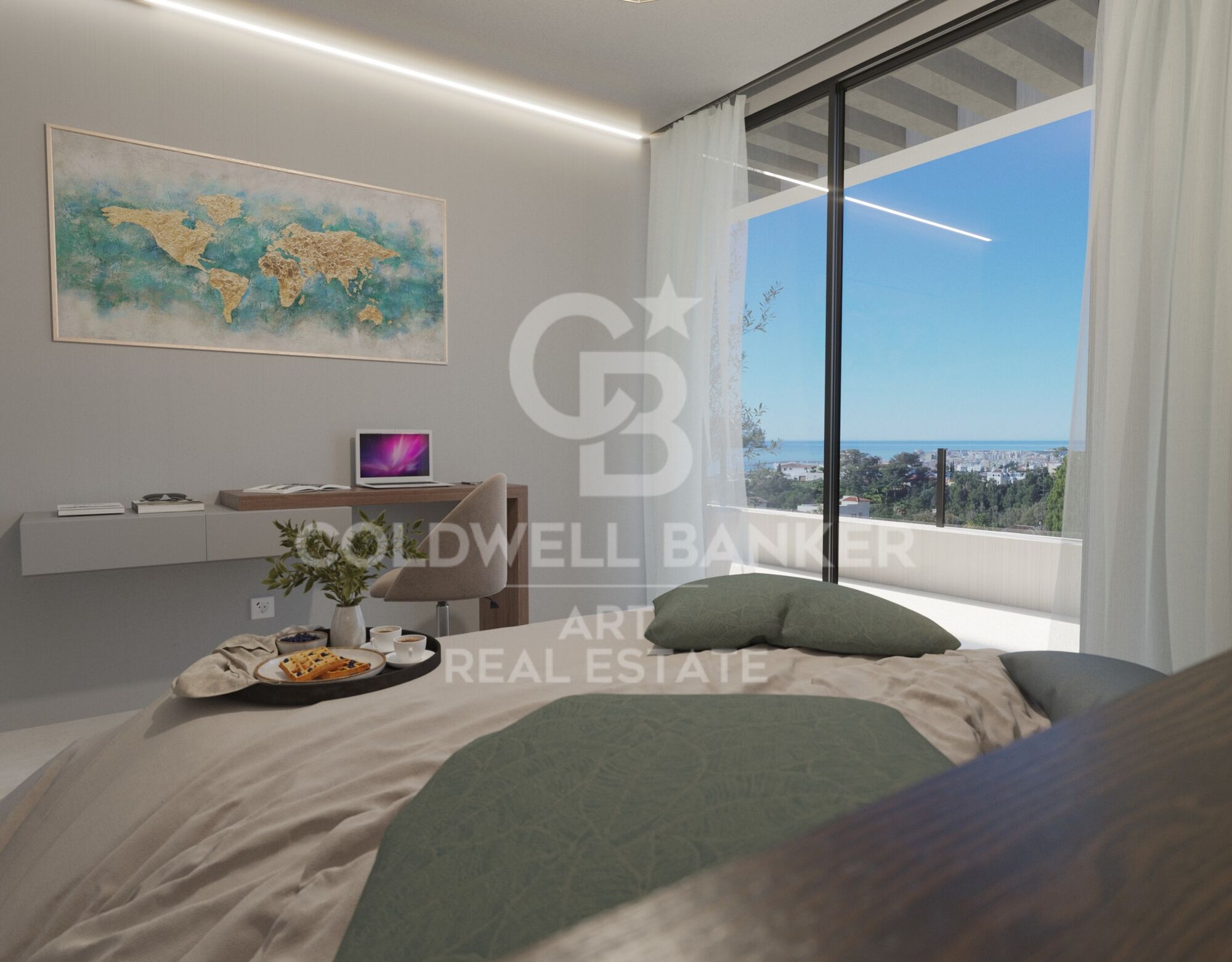 Villas exclusivas con vistas panorámicas al mar mediterráneo en Fuengirola