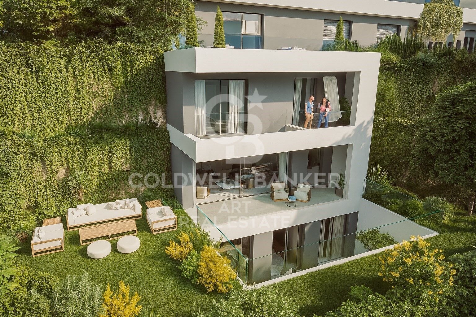 Villas exclusivas con vistas panorámicas al mar mediterráneo en Fuengirola