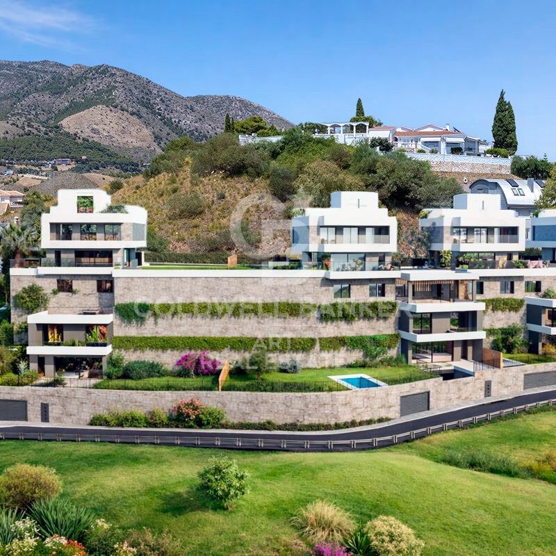 Villas exclusivas con vistas panorámicas al mar mediterráneo en Fuengirola