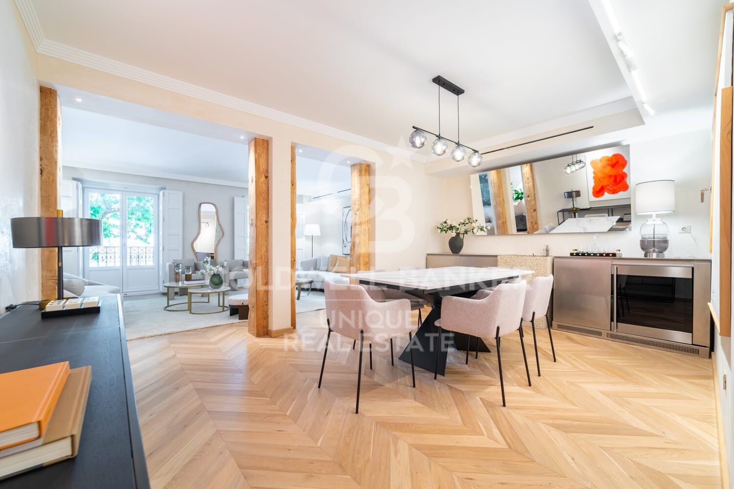 Renovierte Außenwohnung in Recoletos, Madrid.
