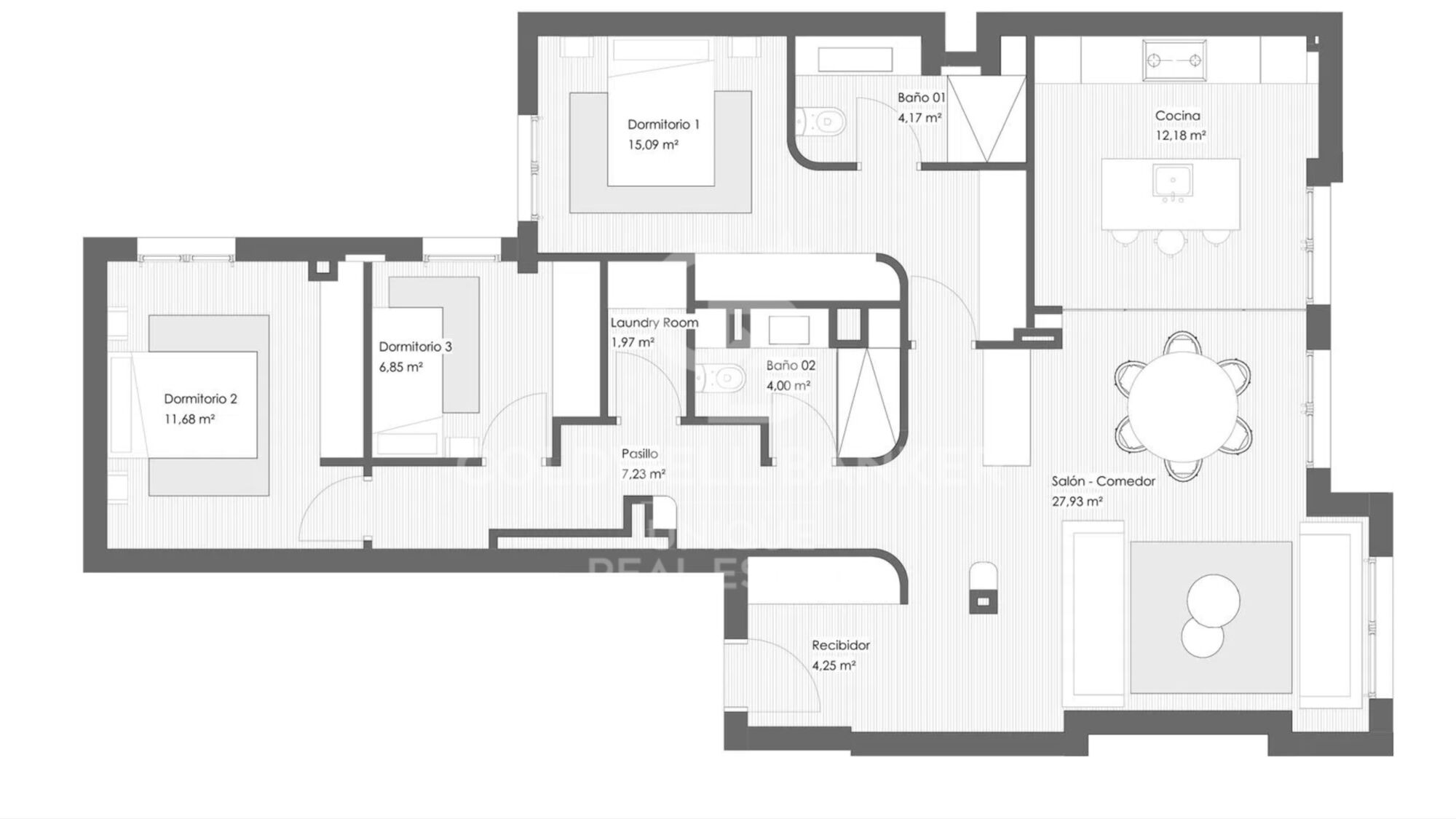 Appartement extérieur rénové à Chamberí, Madrid