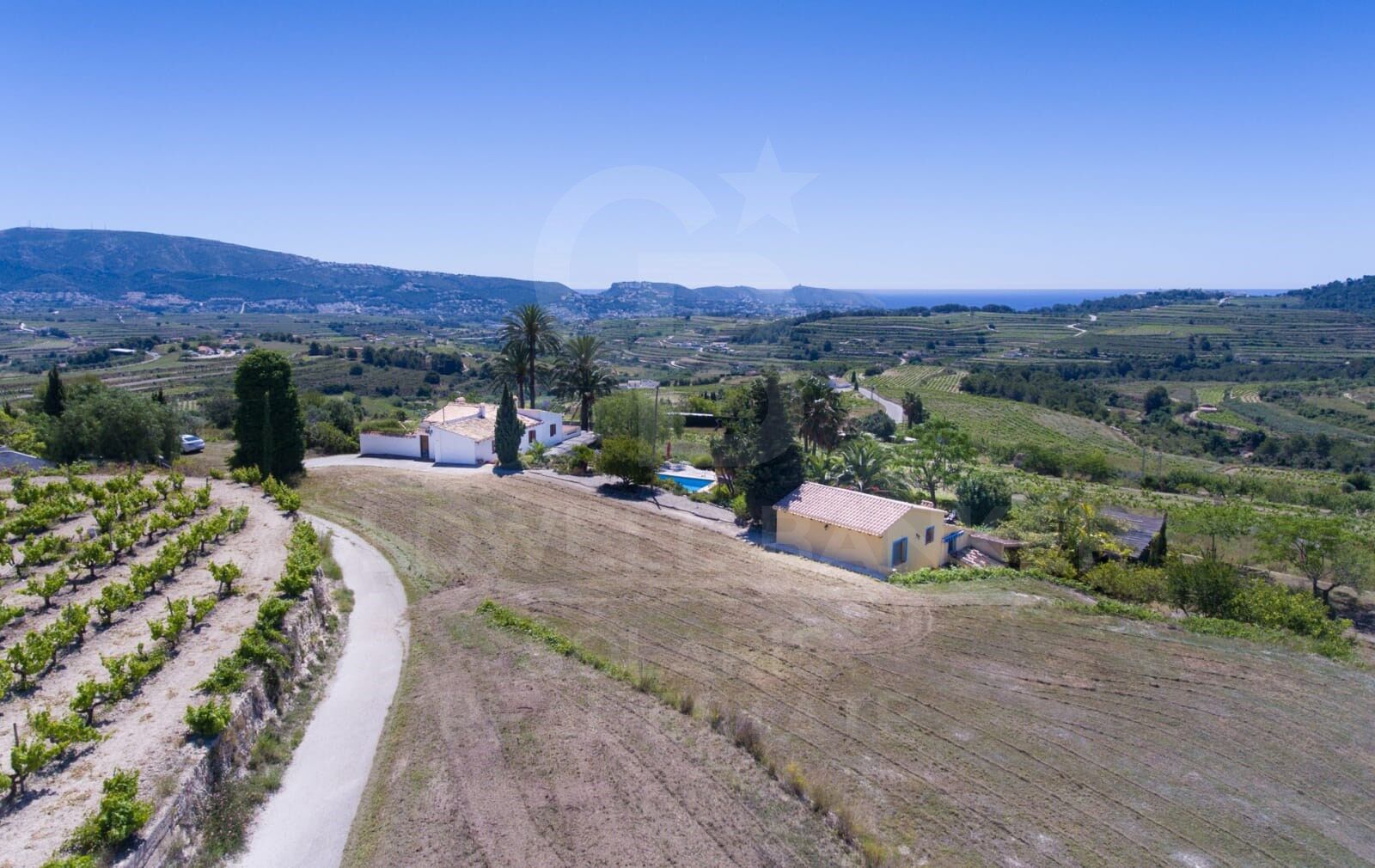 Finca in Teulada mit herrlichem Panoramablick auf das Meer