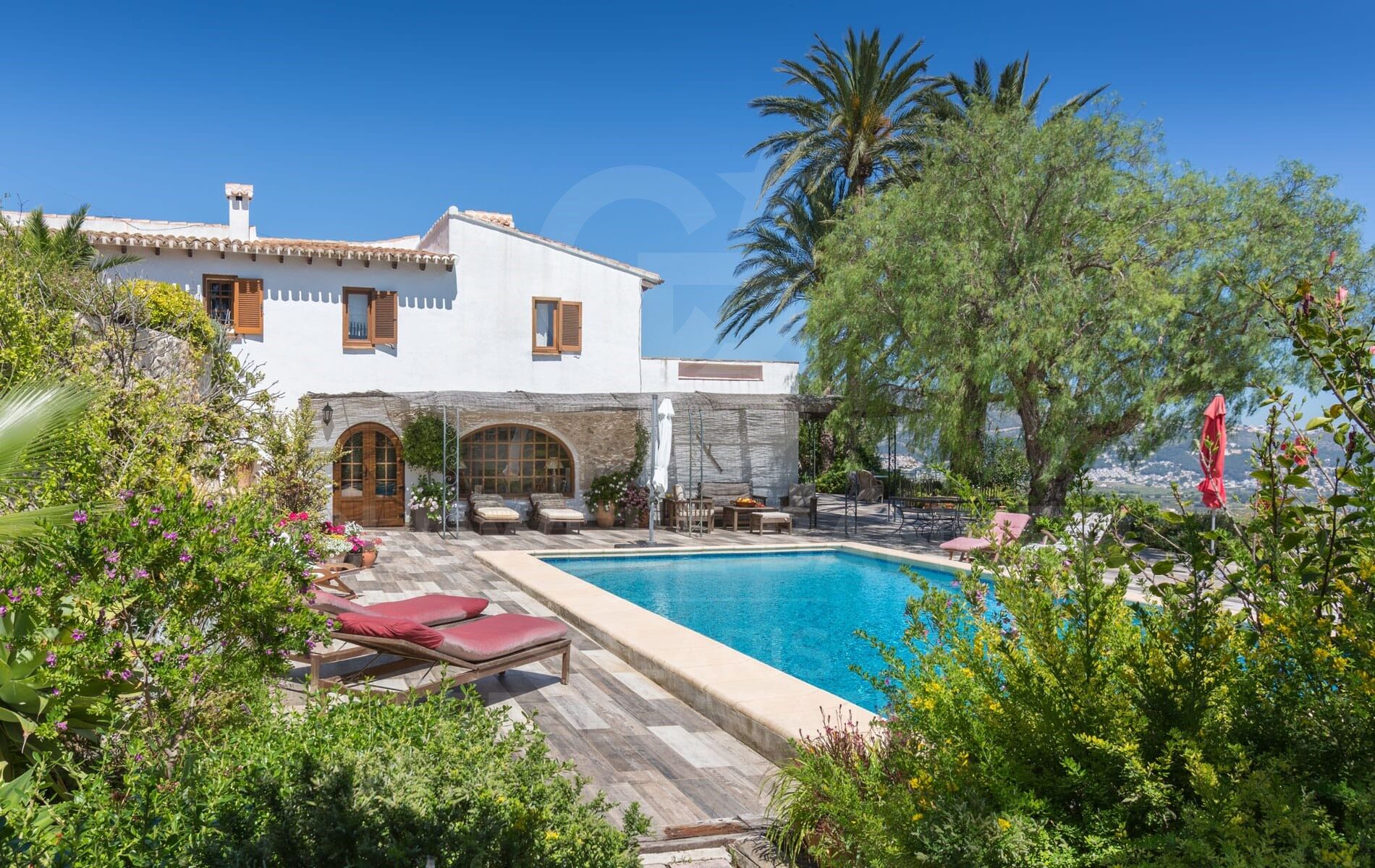 Finca in Teulada mit herrlichem Panoramablick auf das Meer