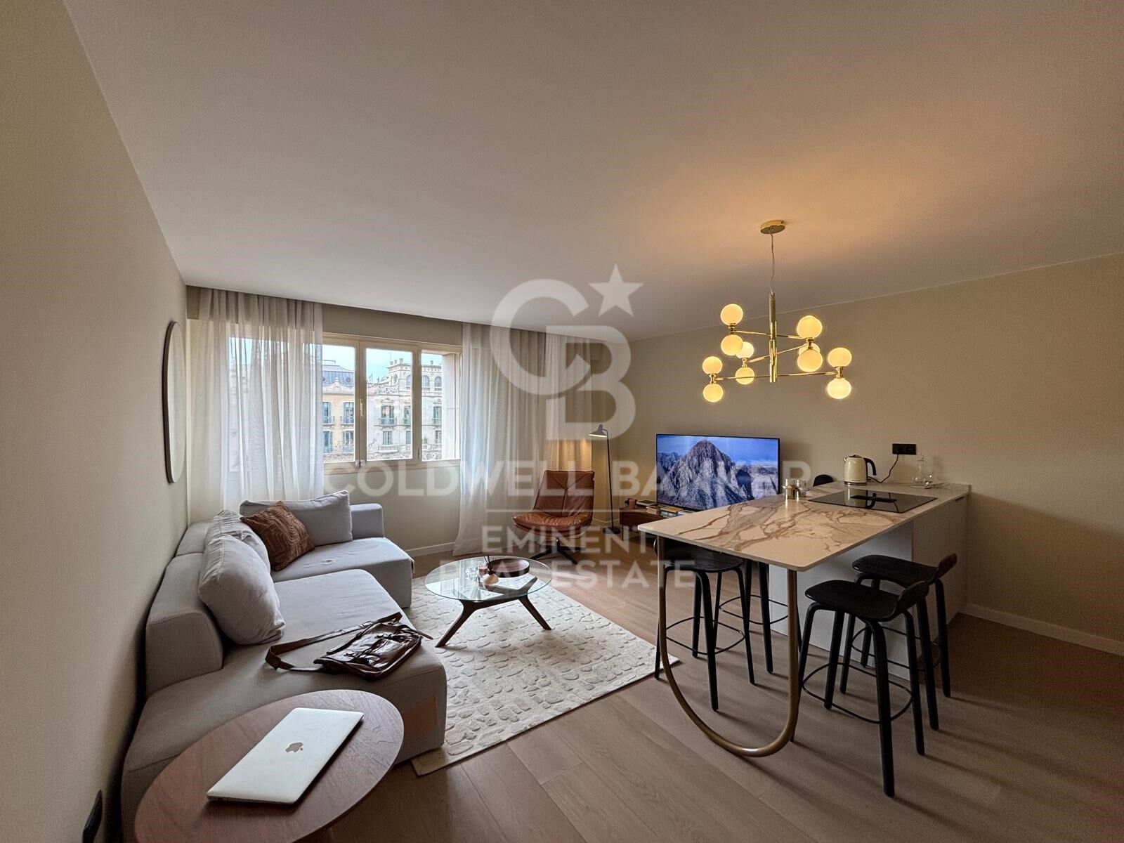Exklusive Wohnung am Paseo de Gracia mit freiem Ausblick.