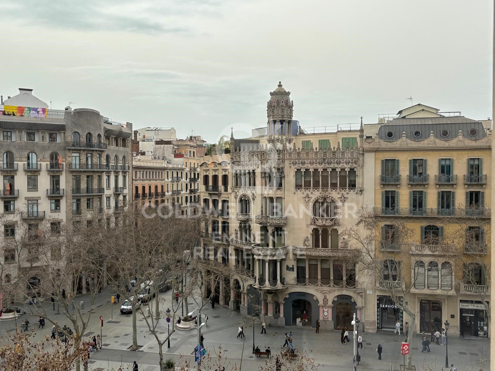 Exklusive Wohnung am Paseo de Gracia mit freiem Ausblick.