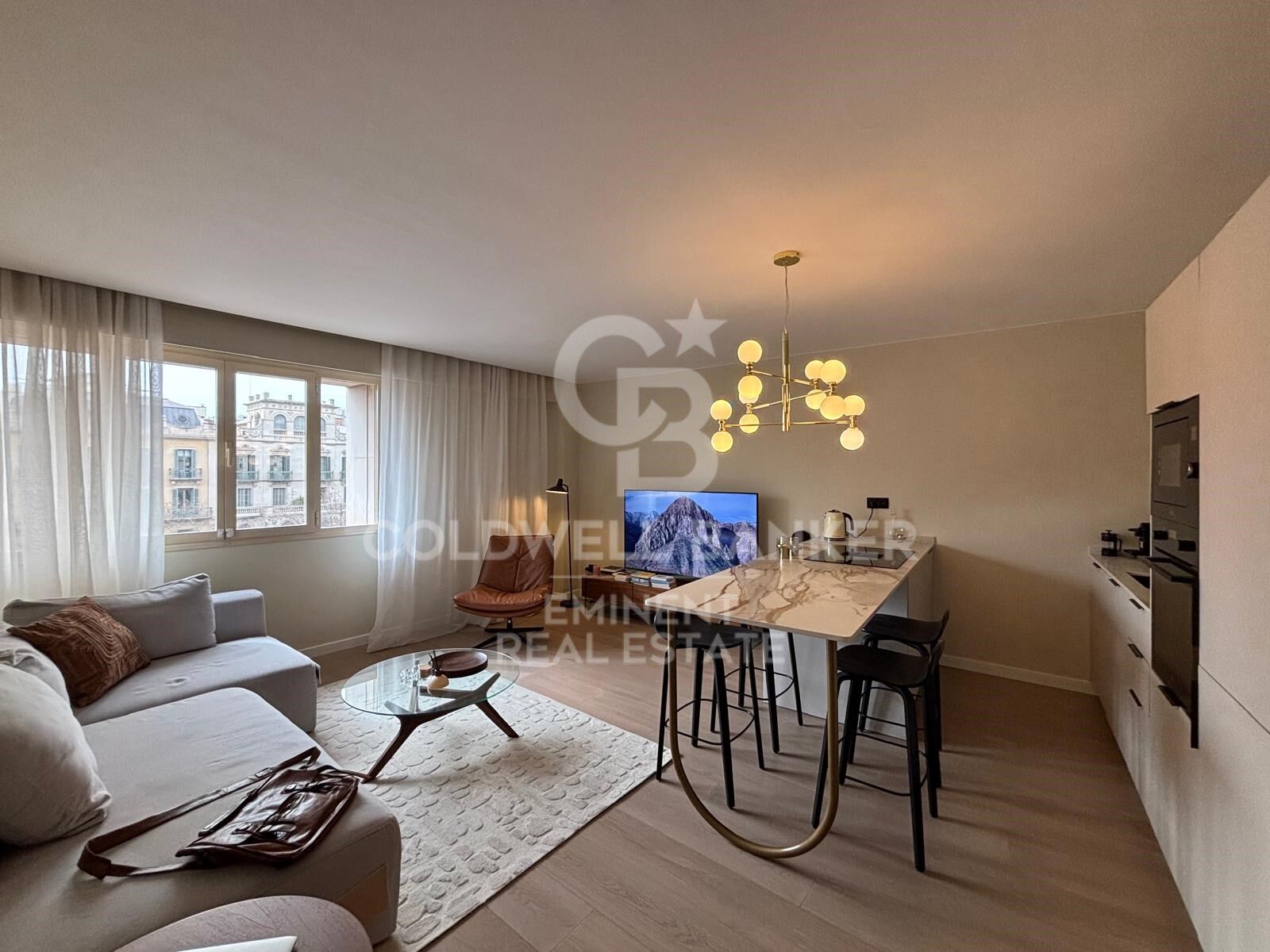 Appartement exclusif sur le Paseo de Gracia avec vues dégagées.