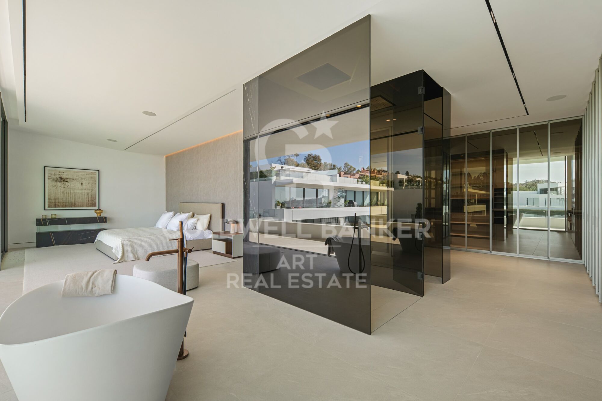 Spectaculaire villa située dans la zone la plus exclusive de la Golden Mile de Marbella.