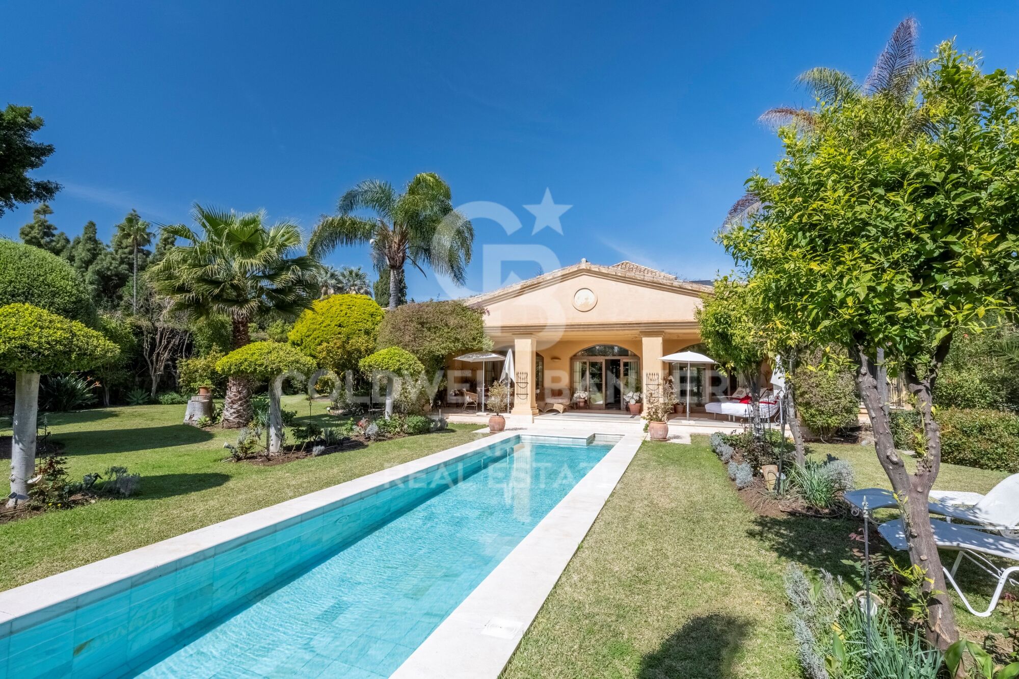 Elegante villa independiente con máxima privacidad en Guadalmina Baja, Marbella