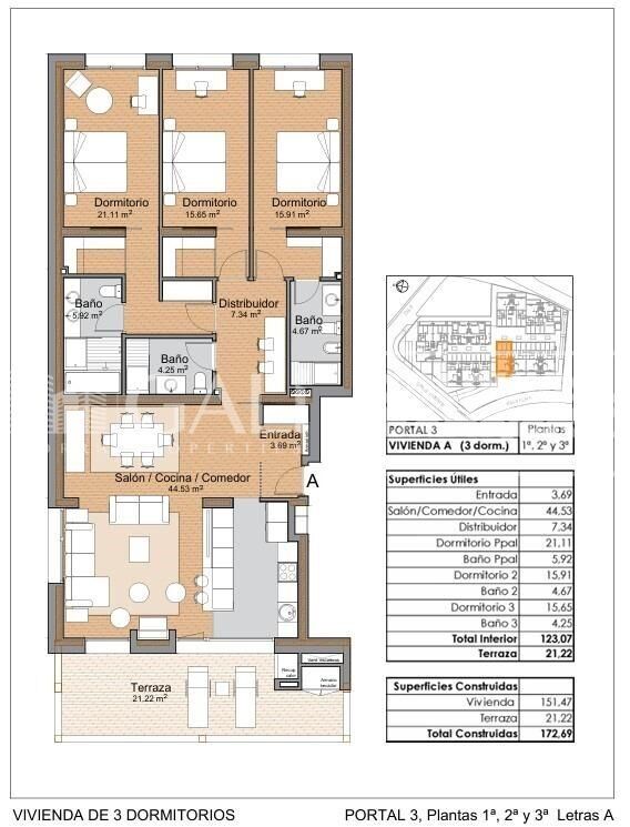 Apartment 3 Schlafzimmer Verkauf Canillo