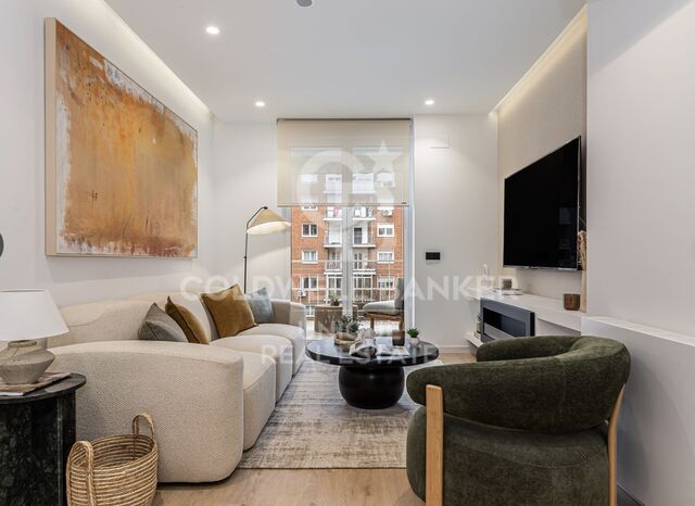 Renovated exterior flat in Guindalera, Madrid