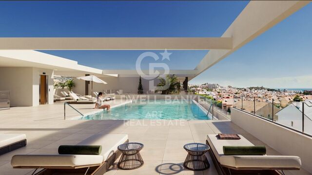 Appartements exclusifs avec grandes terrasses et vue sur la mer à Fuengirola