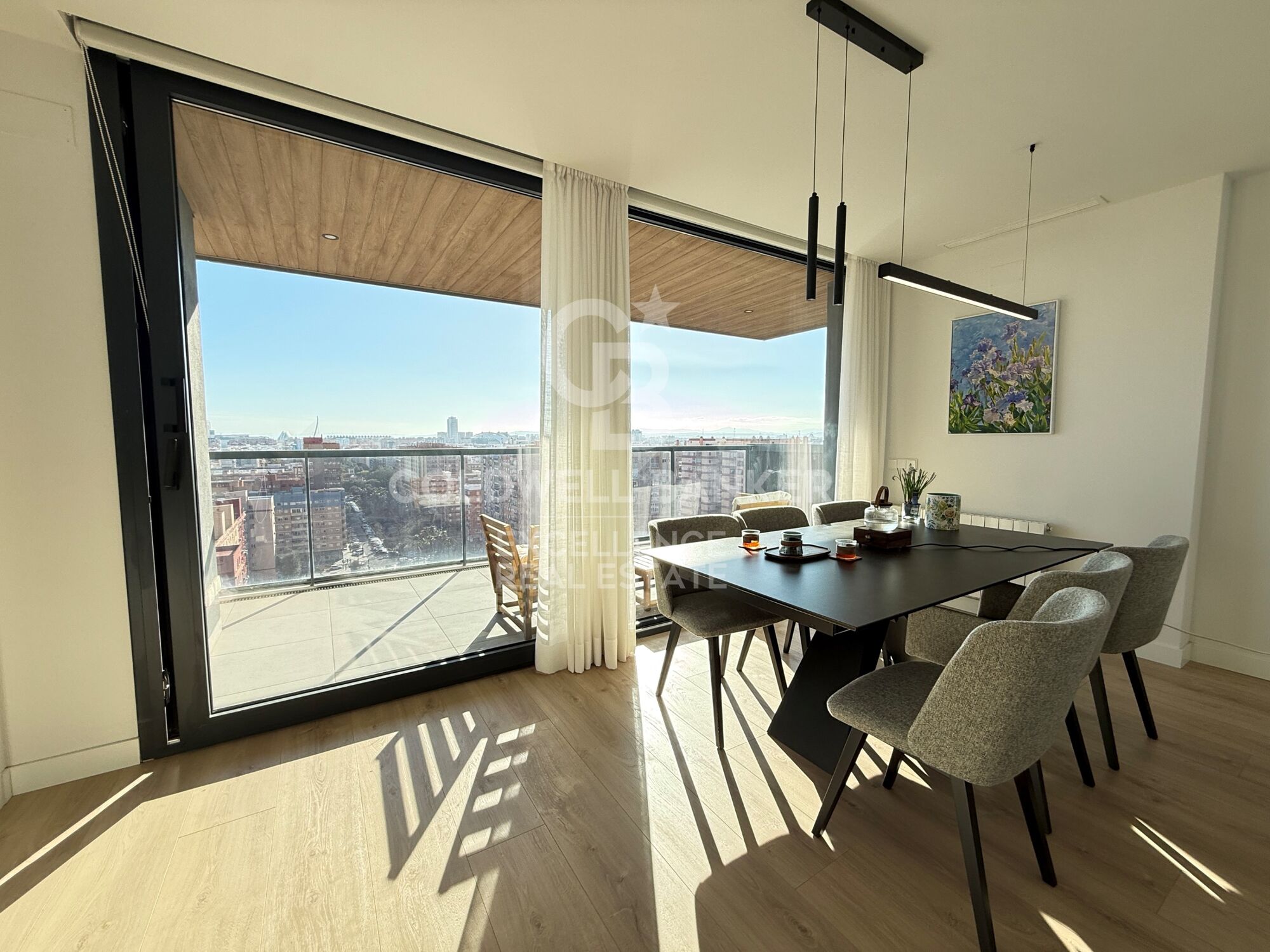 Prächtige, erst kürzlich erbaute Wohnung mit Panoramablick auf die Avenida Blasco Ibáñez