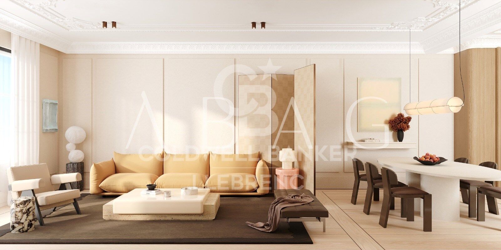 Spacious flat for sale of 150 m² with sea views in a regal building in Pg. Colón in Barcelona - renovation project included