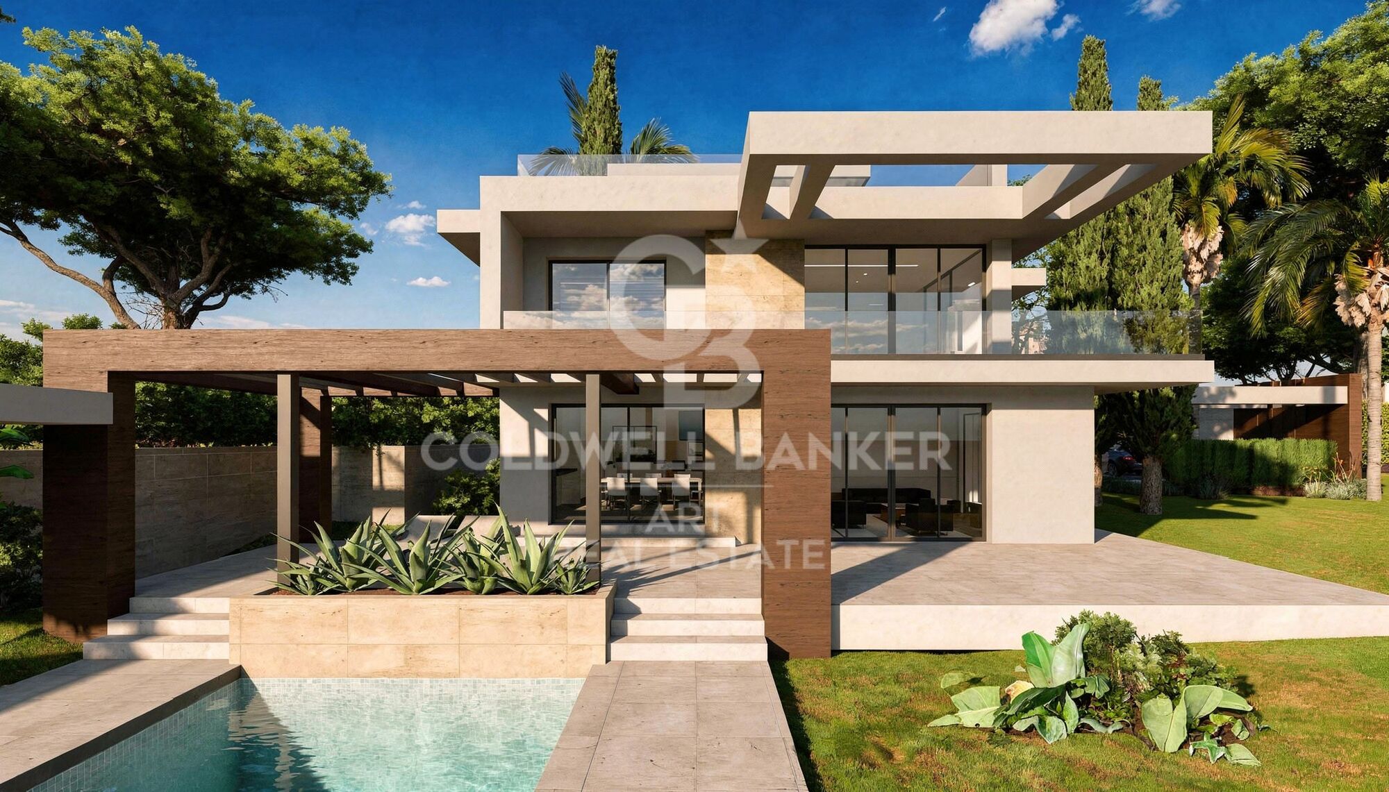 Villa contemporánea de nueva construcción en Rio Real- Marbella