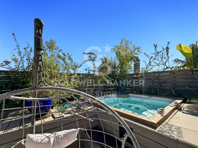 Ático exclusivo con terraza privada, jacuzzi y barbacoa en el corazón de Barcelona