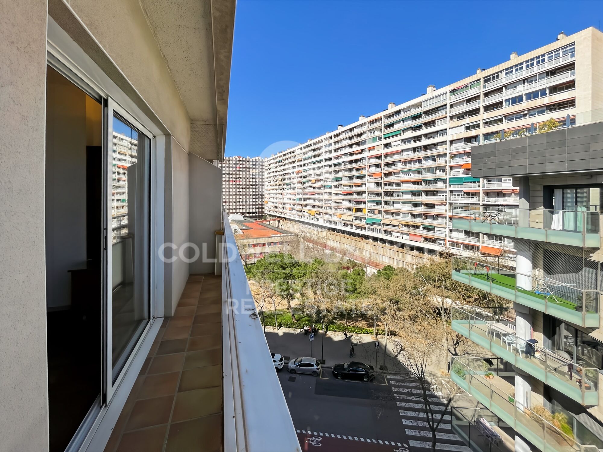 Helle Außenwohnung mit Aussicht in Les Corts