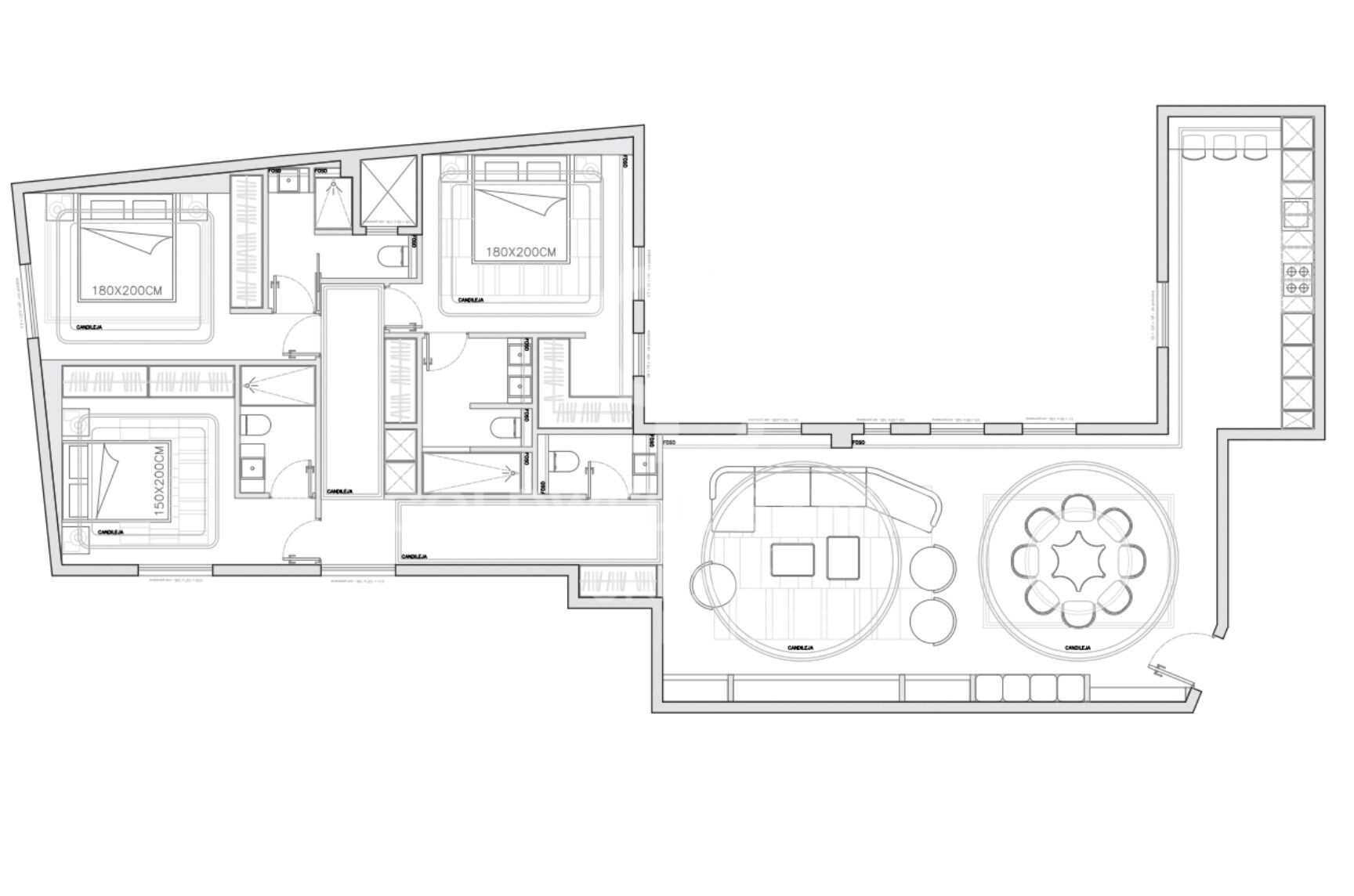 Renovierte Außenwohnung in Malasaña, Madrid