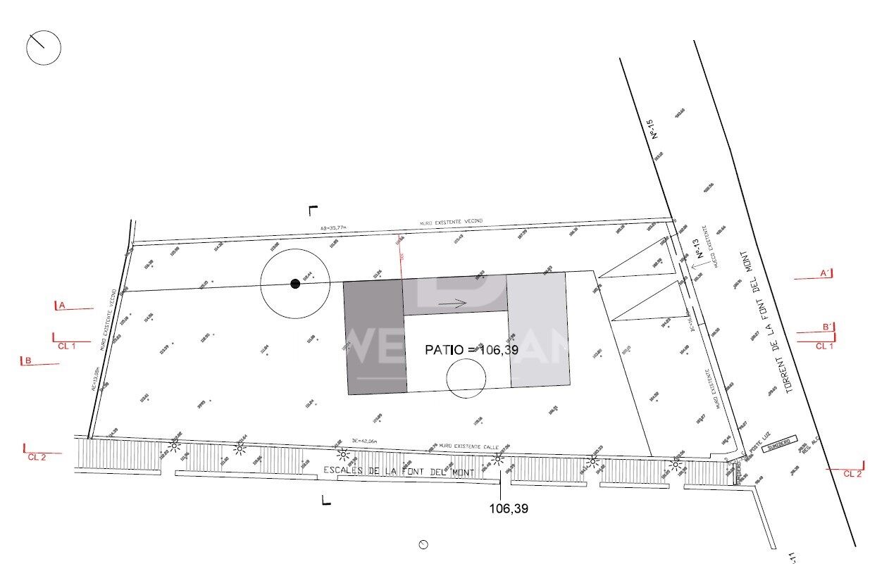 Urban plot suitable for detached house for sale in Font del Mont