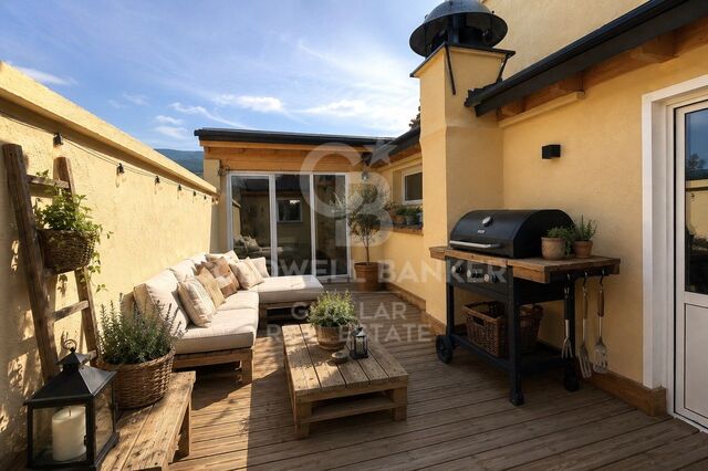 Luminoso apartamento con terraza y encanto en Osséja
