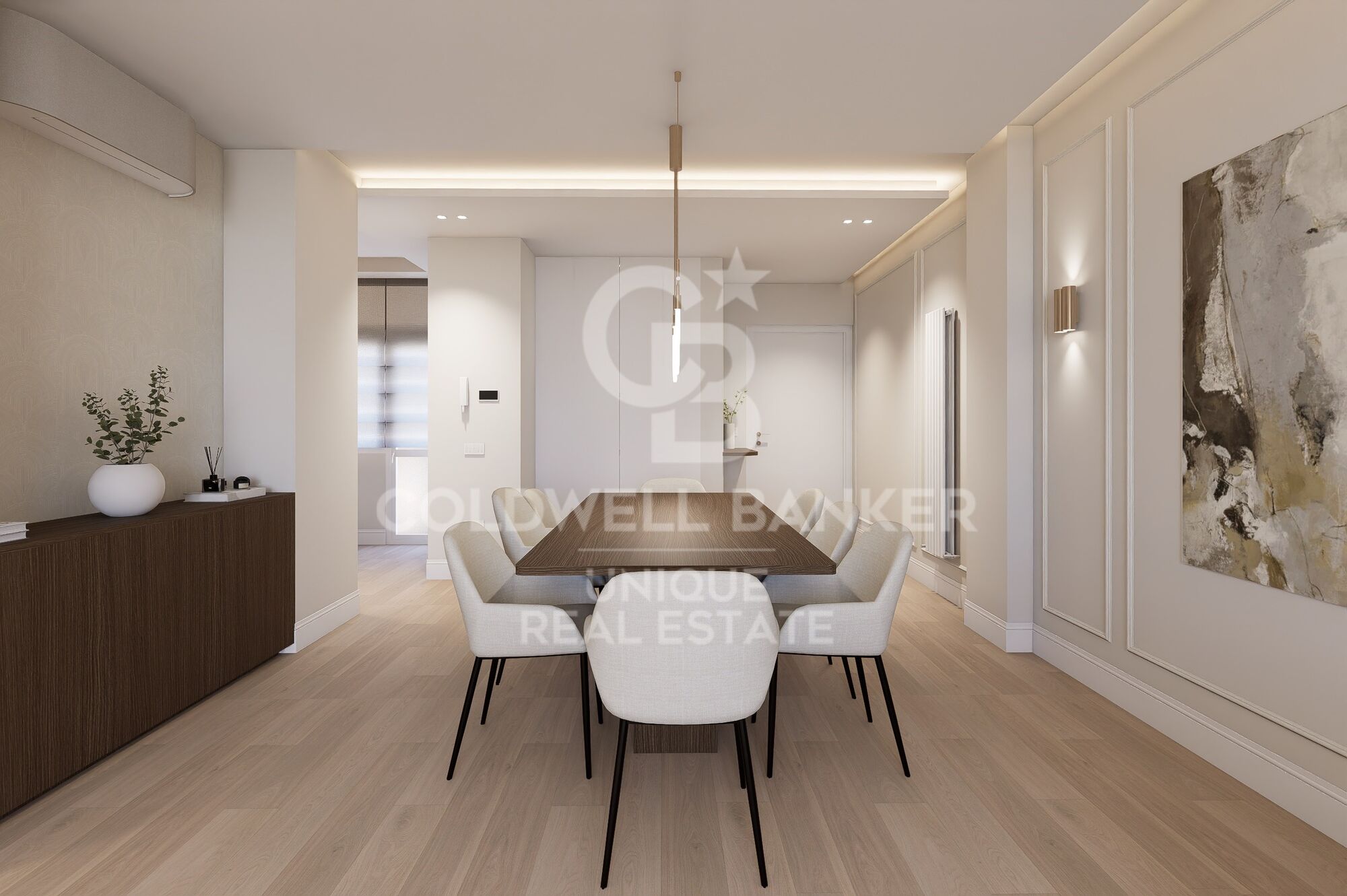 Renovated exterior apartment with 4 bedrooms and balcony in Goya, Madrid