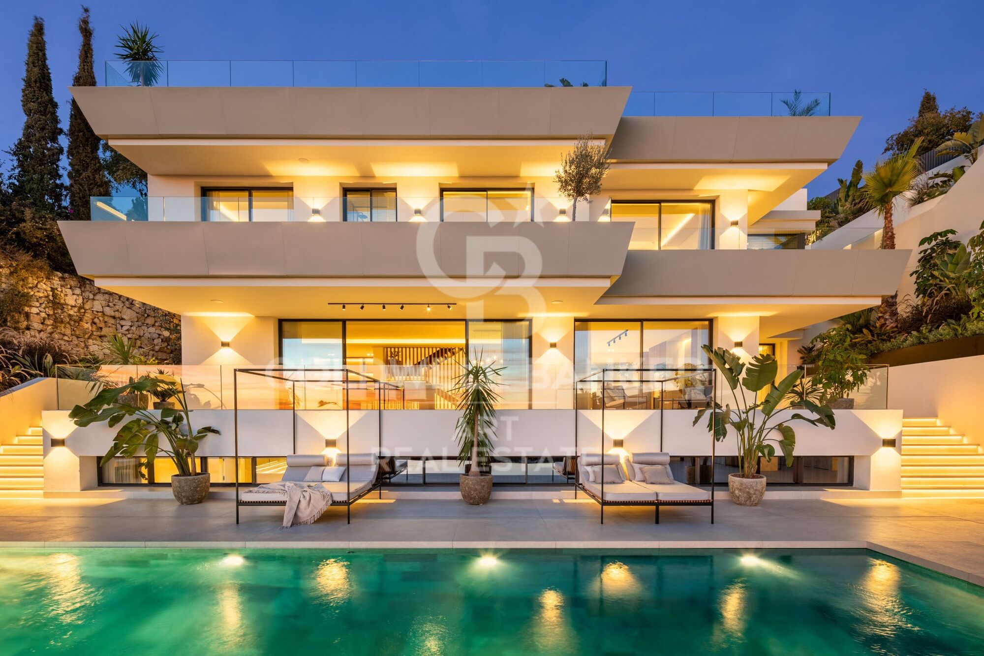 Villa contemporánea de lujo en Elviria, Marbella Este