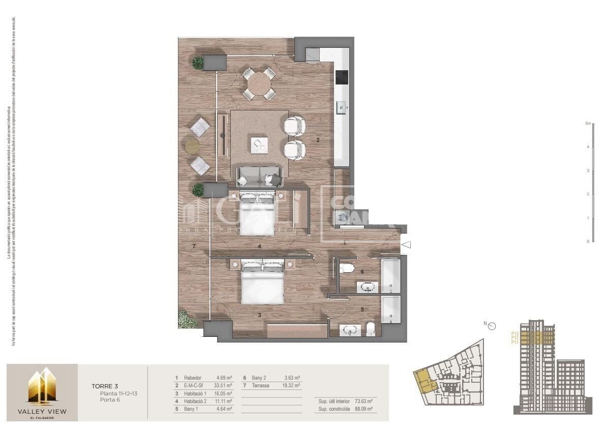 Apartamento 2 habitaciones Venta Escaldes-Engordany