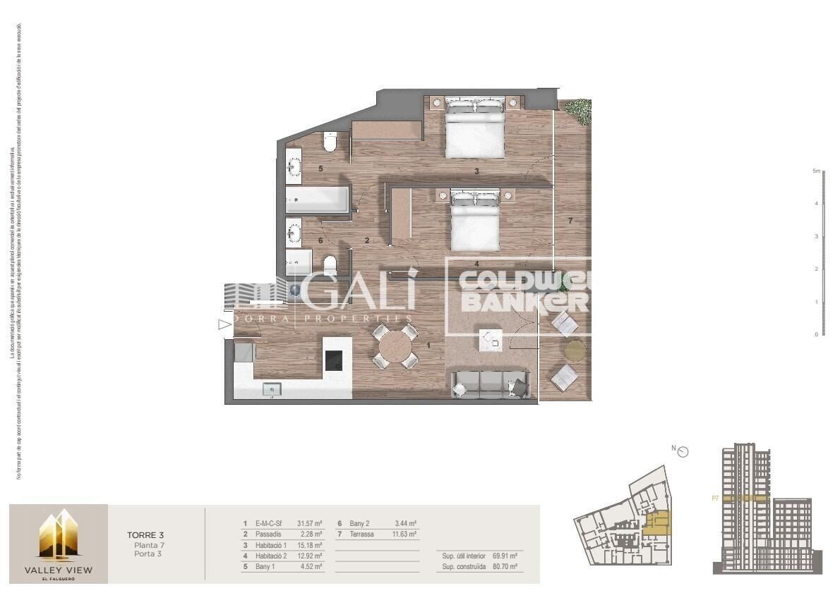 Apartamento 2 habitaciones Venta Escaldes-Engordany