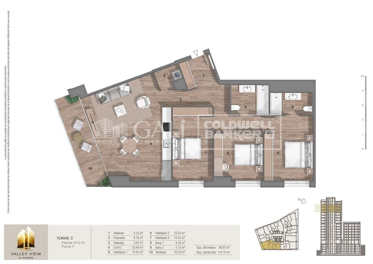 Apartment 3 Schlafzimmer Verkauf Escaldes-Engordany