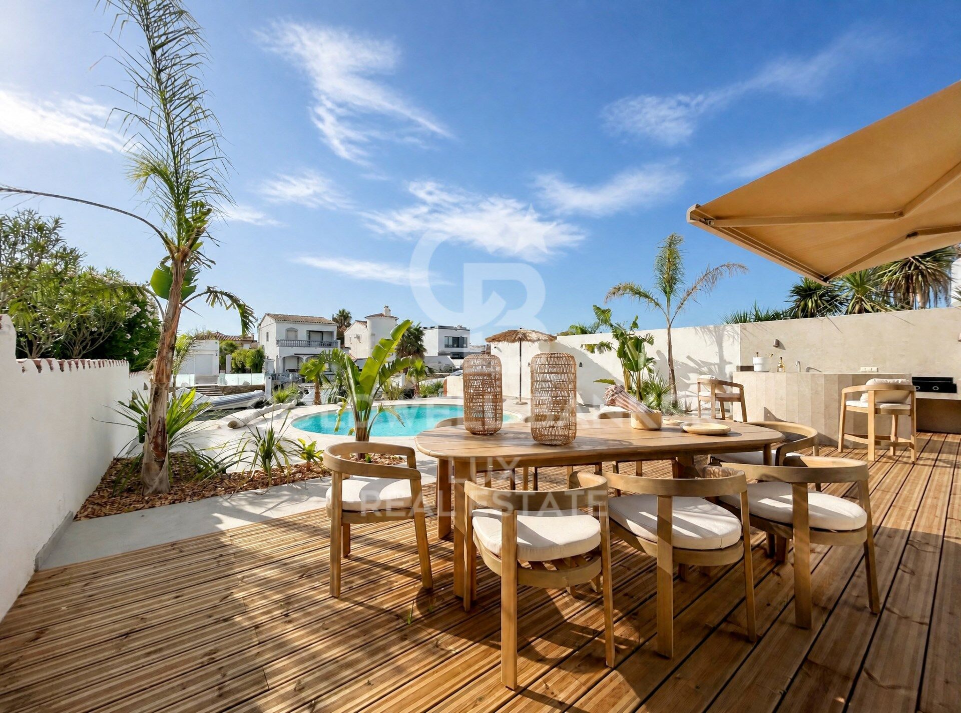 Maison neuve avec amarre privée de 12 m