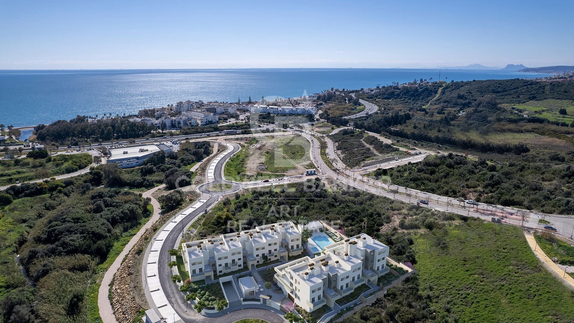 Second floor apartments in new construction in Estepona