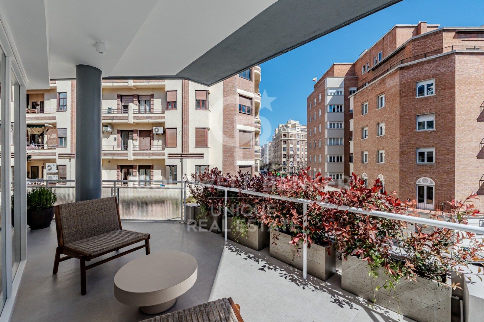 Appartement extérieur rénové avec terrasse à Lista, Madrid
