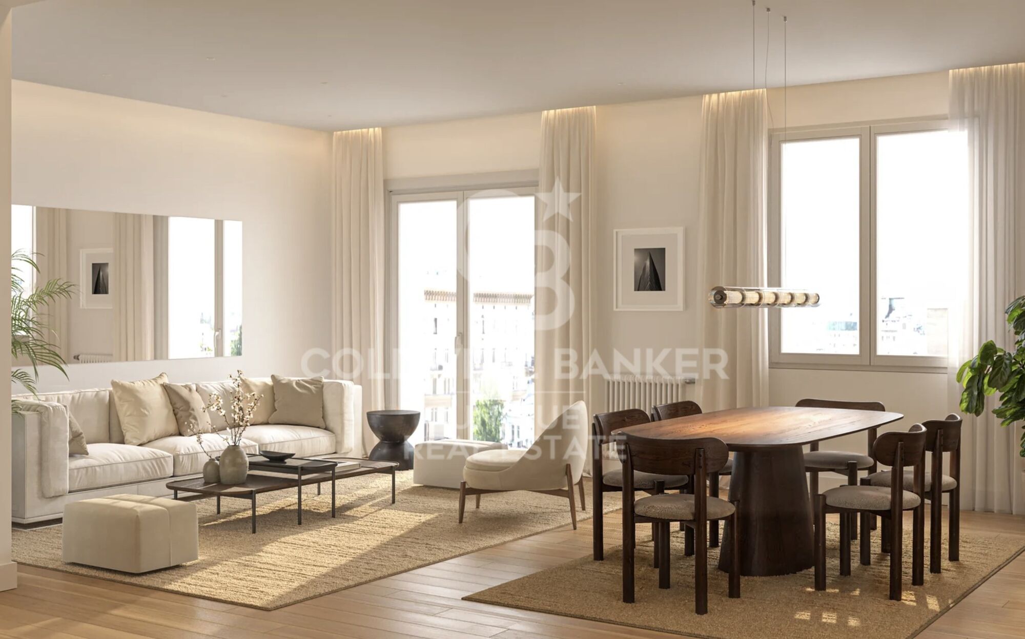 Renovierte Außenwohnung in Lista, Madrid