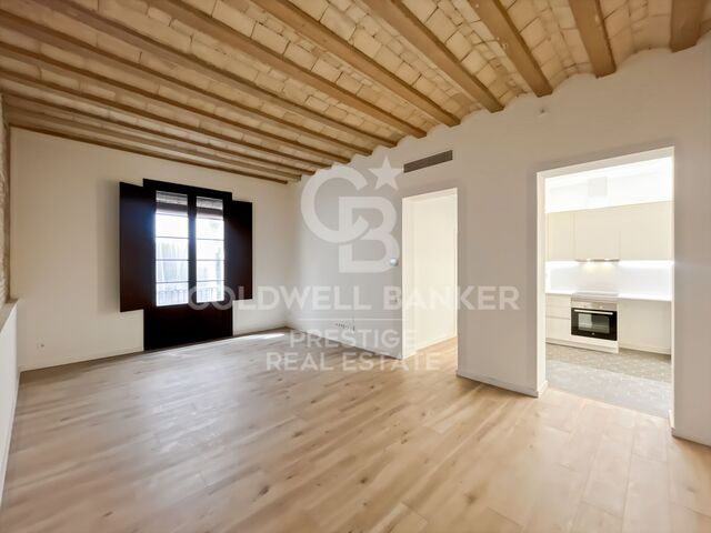 Luminoso apartamento con balcones en el corazón de Barcelona