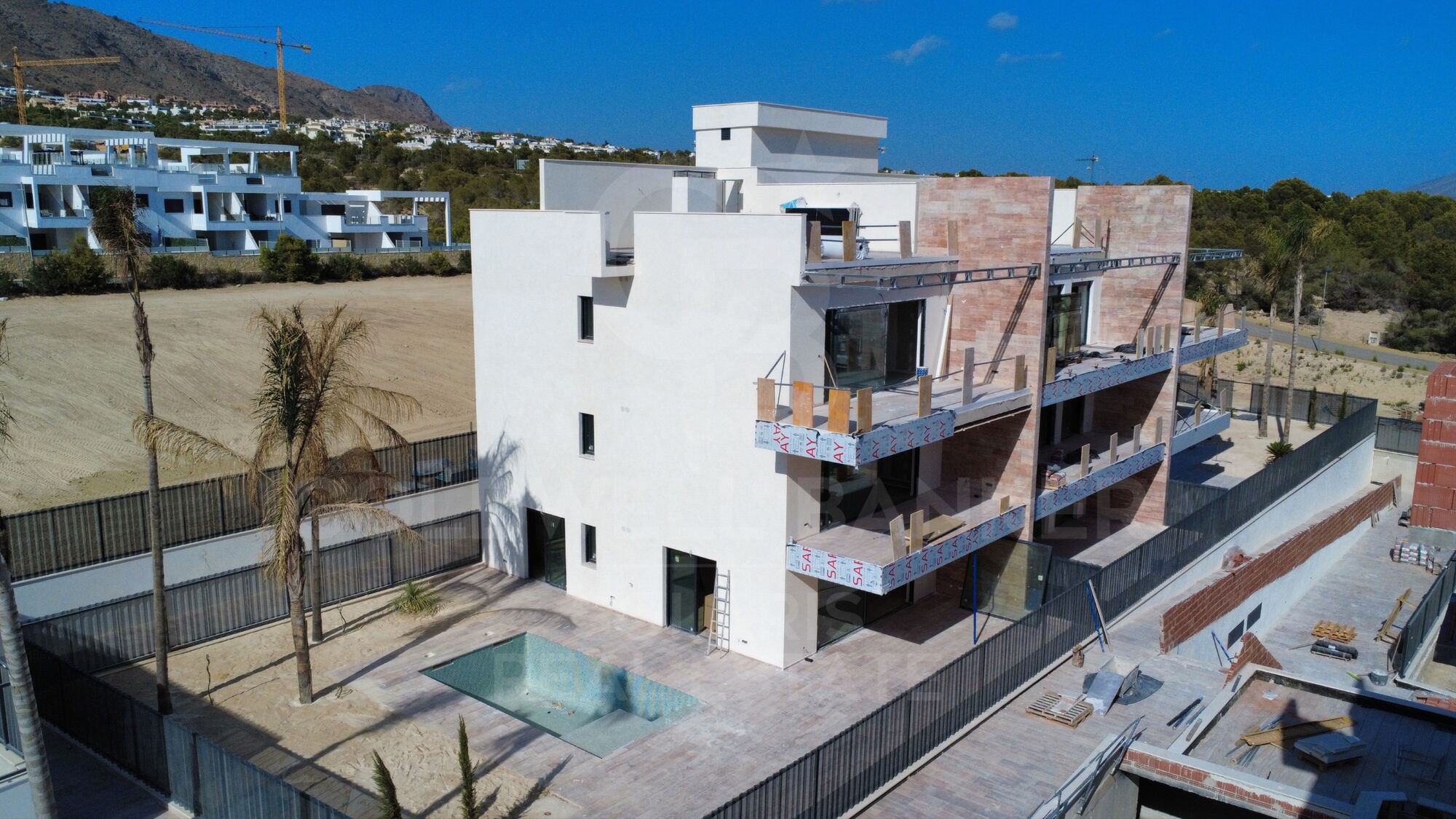 Premium flat with terrace in private complex La Marina Beach