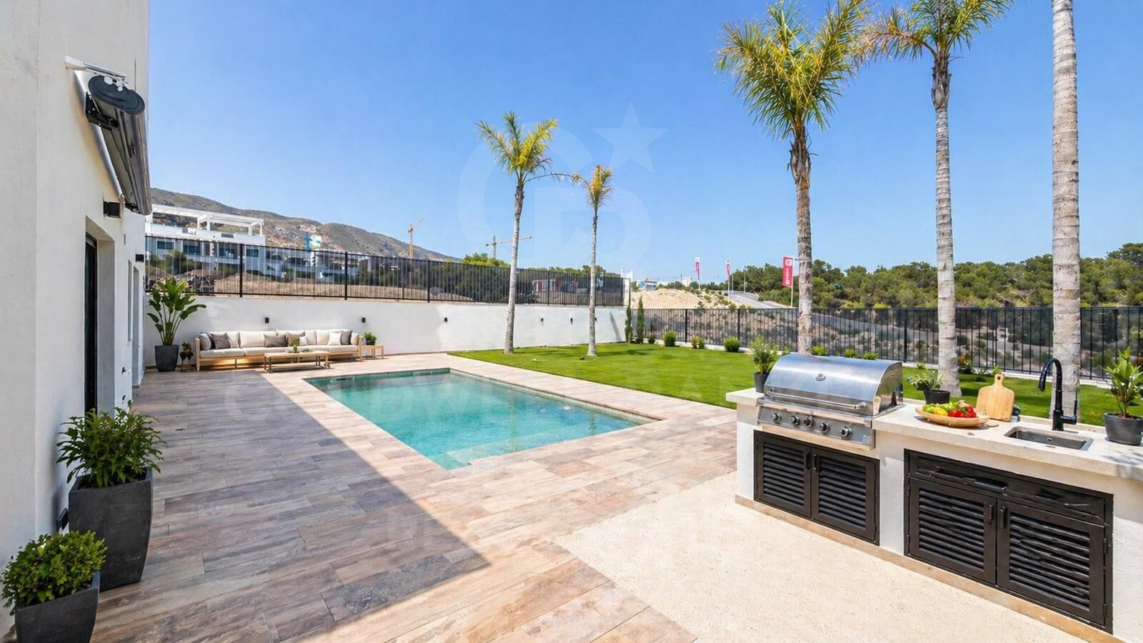 Appartement exclusif au rez-de-chaussée avec une grande terrasse privée à La Marina Beach Residential