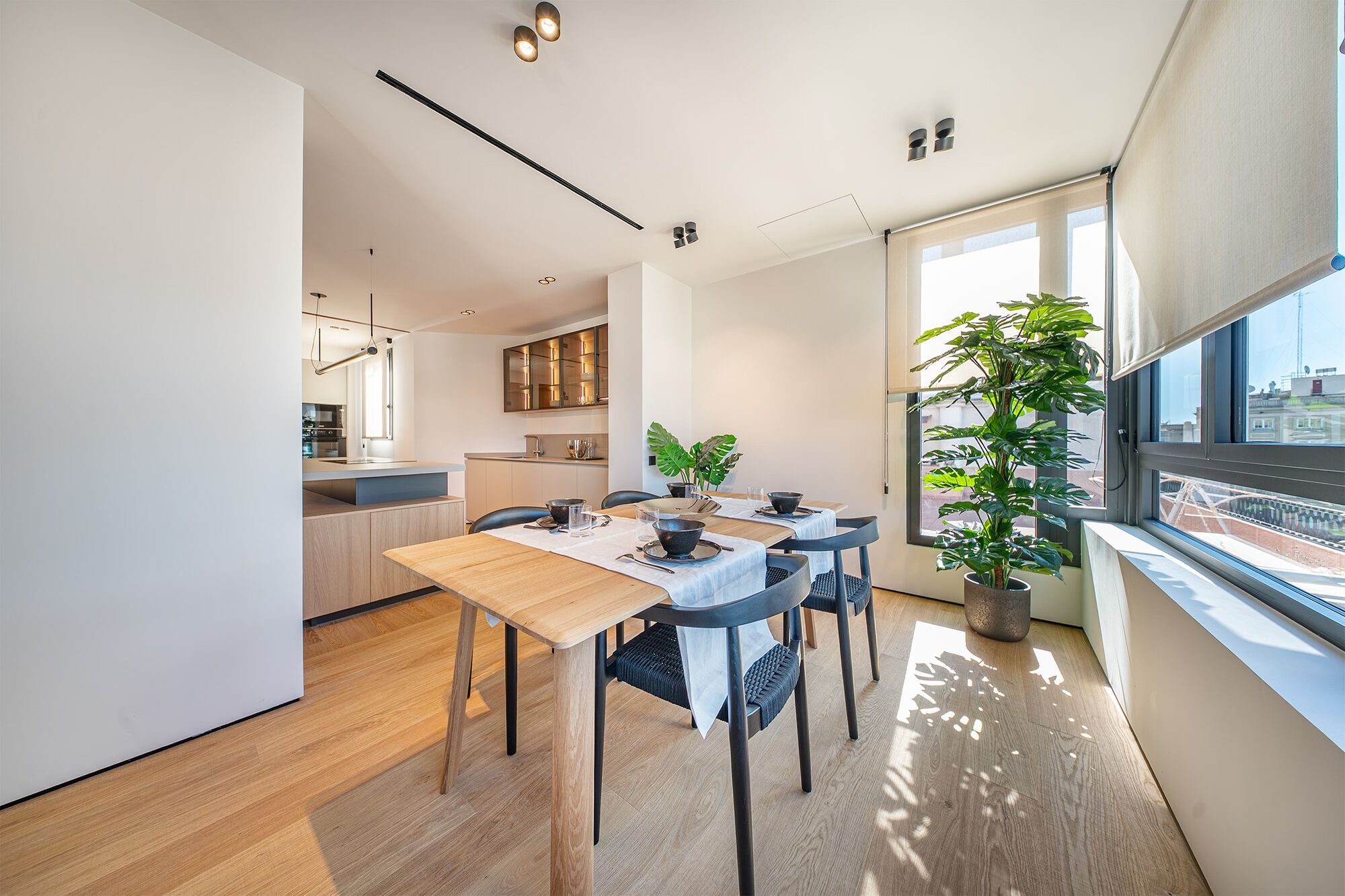Ático de lujo reformado con terraza en Galvany, Barcelona