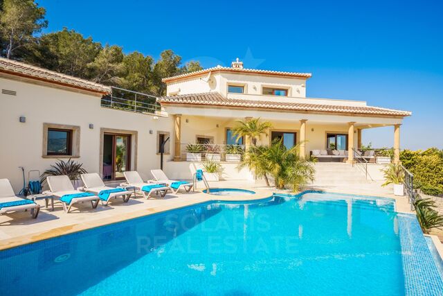 Orchideenvilla | Langzeitmietung in einer Luxusvilla mit Panoramablick auf das Meer in Jávea