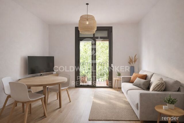 Piso alto en Gran Vía, con gran potencial de reforma