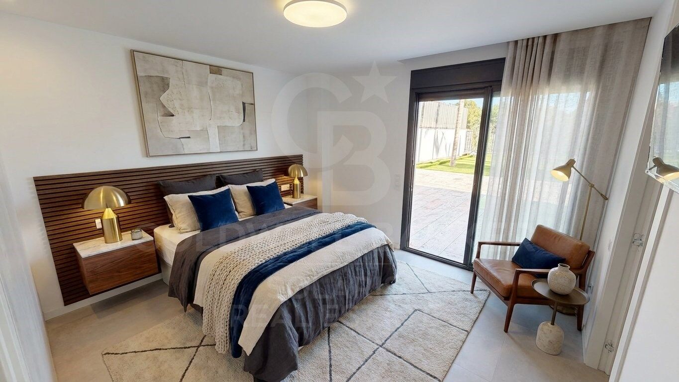 Elegante Wohnung im Erdgeschoss mit spektakulärer privater Terrasse im La Marina Beach Residencial