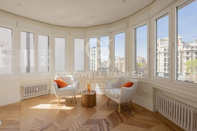 Renovated exterior flat in Goya, Madrid