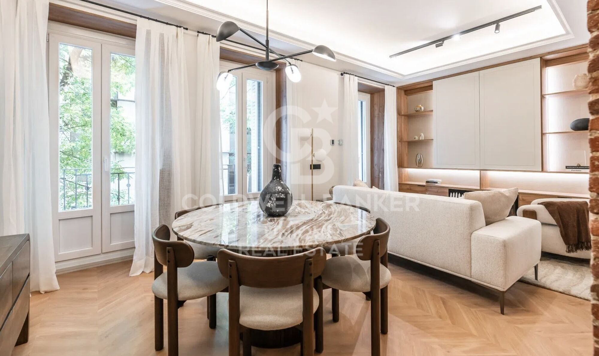 Renovierte Außenwohnung in Goya, Madrid
