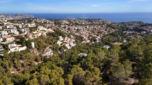 Plot with Sea and Mountain Views in Benissa - Natural Exclusive