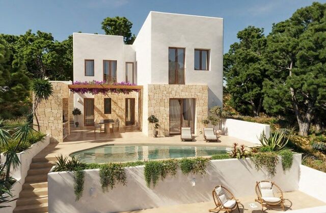 Exclusiva Villa Mediterránea de Obra Nueva en Benissa Costa con Piscina
